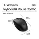 HP 655 Wireless Keyboard and Mouse Combo 4R009UT