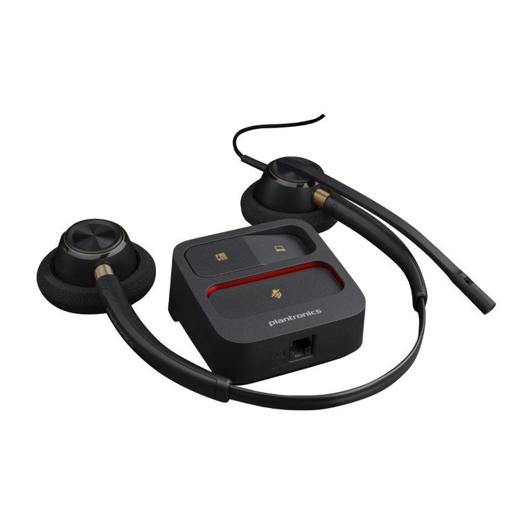 Poly EncorePro 520 Binaural Headset with Quick Disconnect 783P7AA