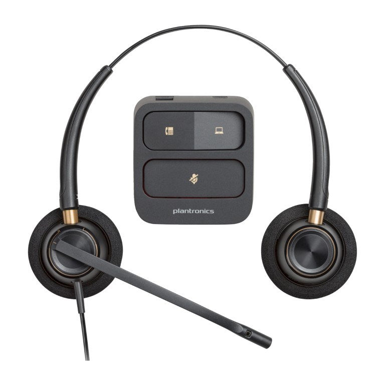 Poly EncorePro 520 Binaural Headset with Quick Disconnect 783P7AA