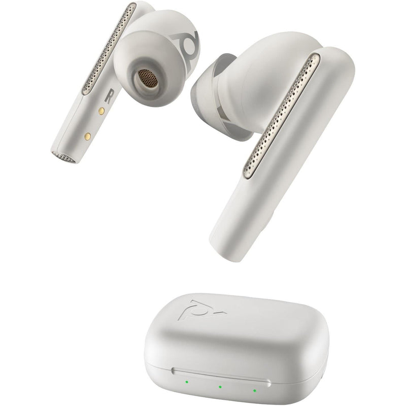 Poly Voyager Free 60 UC Earbuds with BT700 USB-C Adapter - White Sand 7Y8L4AA