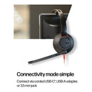 Poly Blackwire 5220 Stereo USB-C Headset with USB-A Adapter 8X231A6