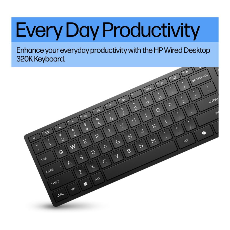 HP 320K Wired Keyboard 9SR37UT