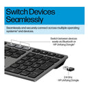 HP 720 Wireless Rechargeable Keyboard 9T5B1AA