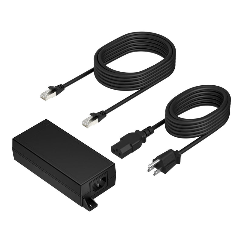 Poly PoE+ 65W 2.5G Adapter with CAT6A Network Cable 3.66m B5NH6AA