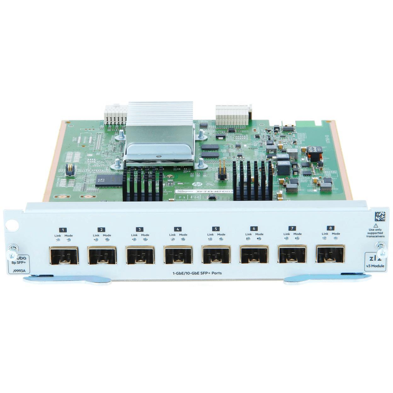 HPE 8-port SFP Plus MACsec V3 Module Switch J9993A