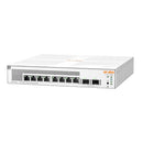 HPE Aruba Instant On 1930 8-port GbE Class4 PoE 124W Smart Managed Switch with 2x SFP ports JL681A