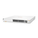 HPE Aruba Instant On 1960 24-port PoE GbE Smart Managed Switch with 2x 10GbE and 2x SFP+ ports JL807A