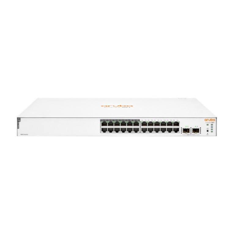 HPE Aruba Instant On 1830 24-port GbE Smart Managed Switch with 12x PoE and 2x SFP ports JL813A