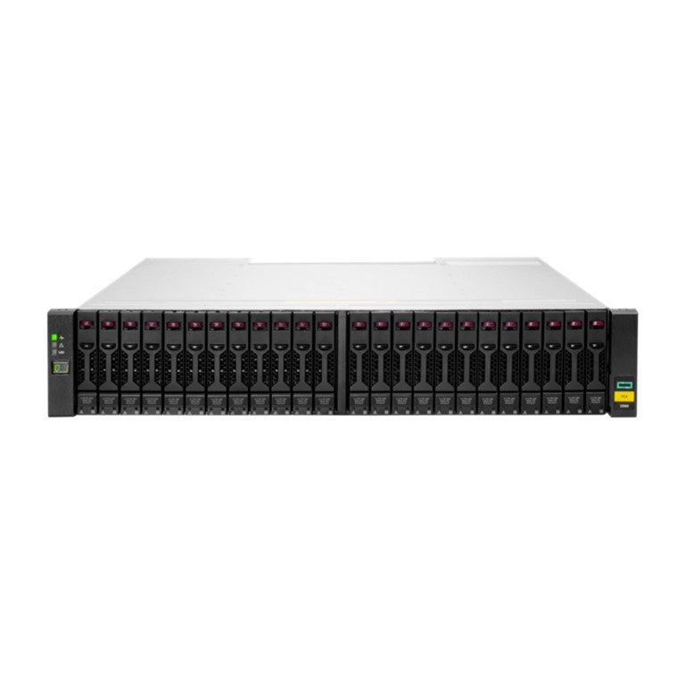 HPE MSA 2062 10/25GbE iSCSI 2U 24-disk 2.5-inch Storage Chassis with 2x 1.92TB RI SSD R0Q82B