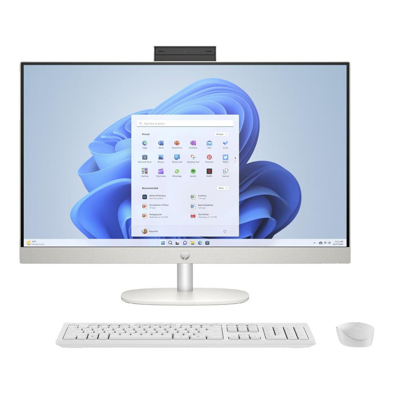 HP 24-cr1002ni 23.8' Core Ultra 5 125U 16GB RAM 512GB SSD Win 11 Home All-in-One PC B0RF8EA