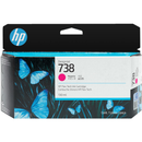 HP 738 Original Ink Cartridge - Magenta 498N6A