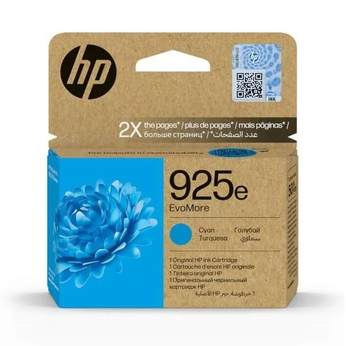 HP 925e EvoMore Original Ink Cartridge - Cyan 4K0W0PE