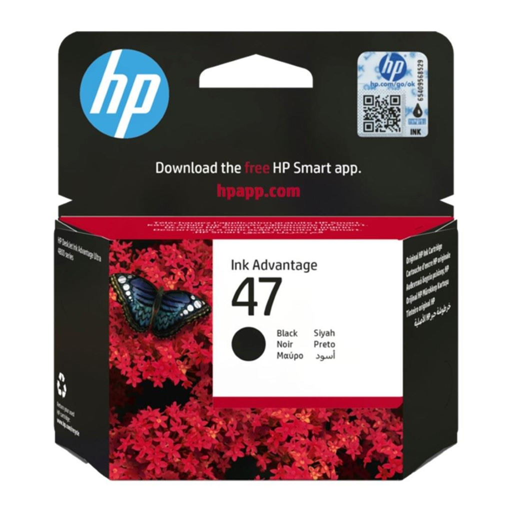 HP 47 Original Ink Cartridge - Black 6ZD21AE – HP Online