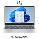 HP OmniBook 3 15-fn0001ni 15.6' Ryzen 7 350 16GB RAM 512GB SSD Win 11 Home Glacier Silver Next Gen AI Laptop BU7W5EA