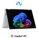 HP OmniBook X Flip 16-as0003ni 16' Core Ultra 7 256V 16GB RAM 1TB SSD Win 11 Home Glacier Silver Next Gen AI 2-in-1 Laptop CL7D1EA