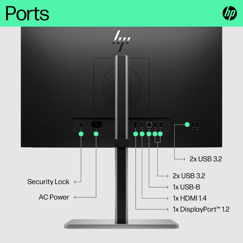 HP E22 G5 21.5' FHD 5ms Monitor 6N4E8AA