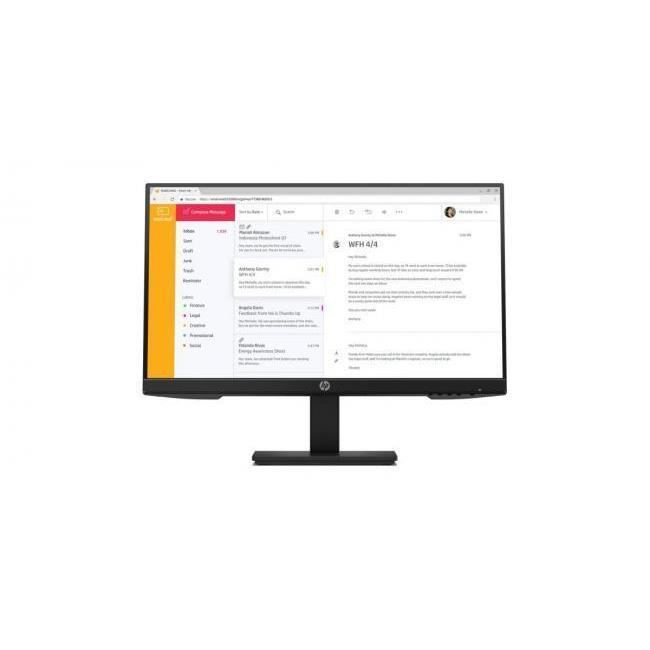 HP P24h G4 23.8' FHD 5ms Monitor 7VH44AS