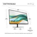 HP Series 5 Pro 524pf 23.8' FHD 5ms Monitor 9D9L6UT