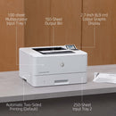 HP LaserJet Enterprise M406dn Monochrome Printer 3PZ15A