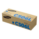 Samsung CLT-C506L Cyan High Yield Original Toner Cartridge SU040A