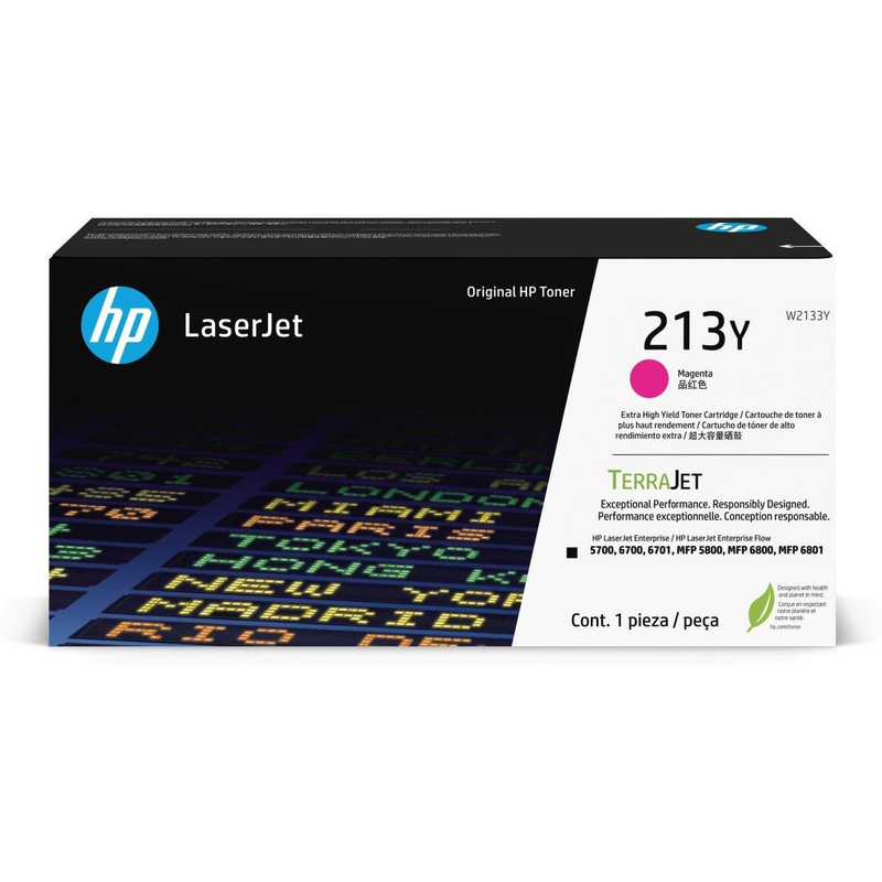 HP 213Y Extra High Yield Magenta Original LaserJet Toner Cartridge W2133Y