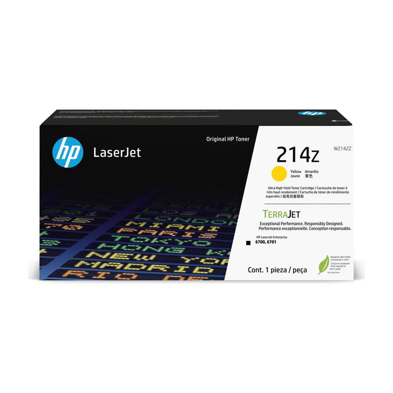 HP 214Z Original Laser Toner Cartridge - Yellow W2142Z