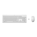 HP 230 Wireless Mouse and Keyboard Combo - White 3L1F0AA