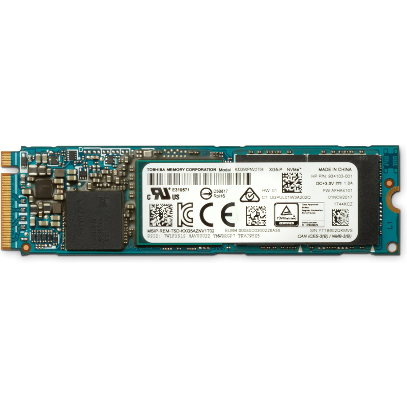 HP Z Turbo Drive Quad Pro 1TB M.2 PCI Express Internal SSD 4YZ37AA