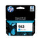 HP 963 Original Ink Cartridge - Cyan 3JA23AE