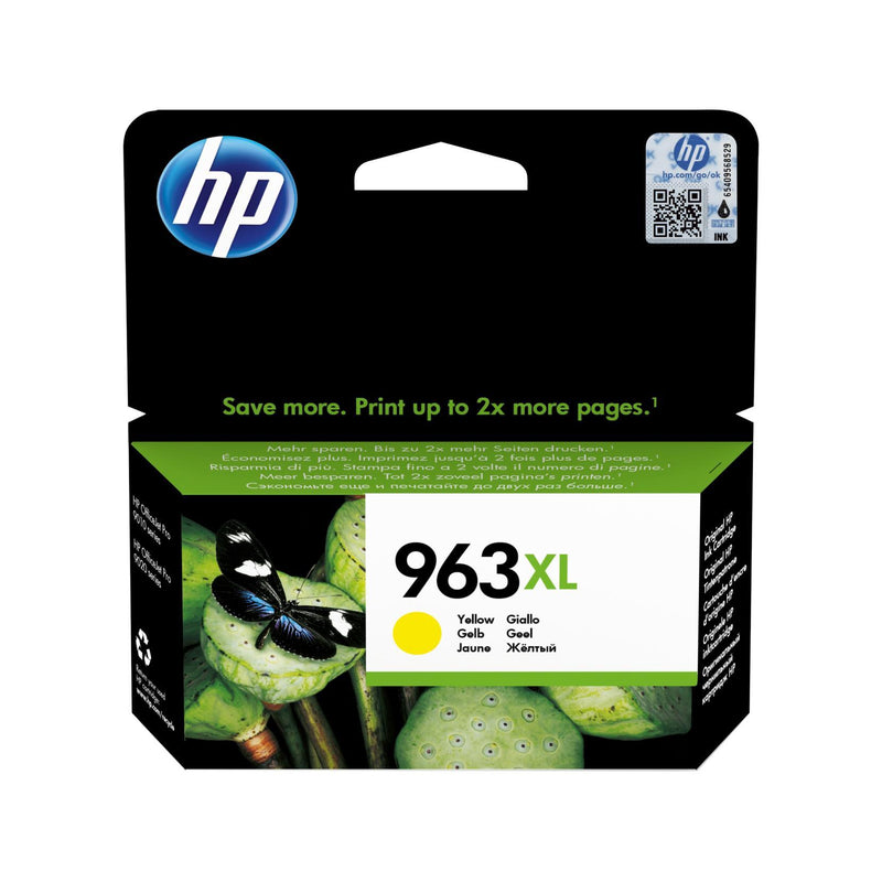 HP 963XL Extra Large Original Ink Cartridge - Yellow 3JA29AE