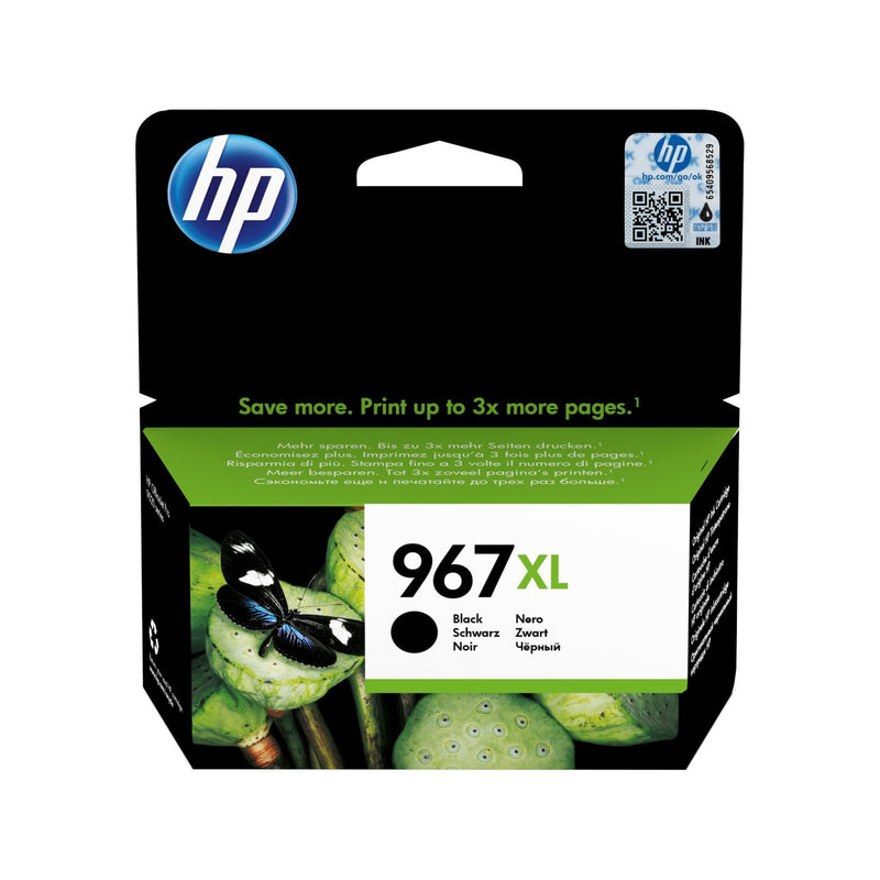 HP 967XL Extra Large Original Ink Cartridge - Black 3JA31AE