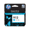 HP 912 Original Ink Cartridge - Cyan 3YL77AE