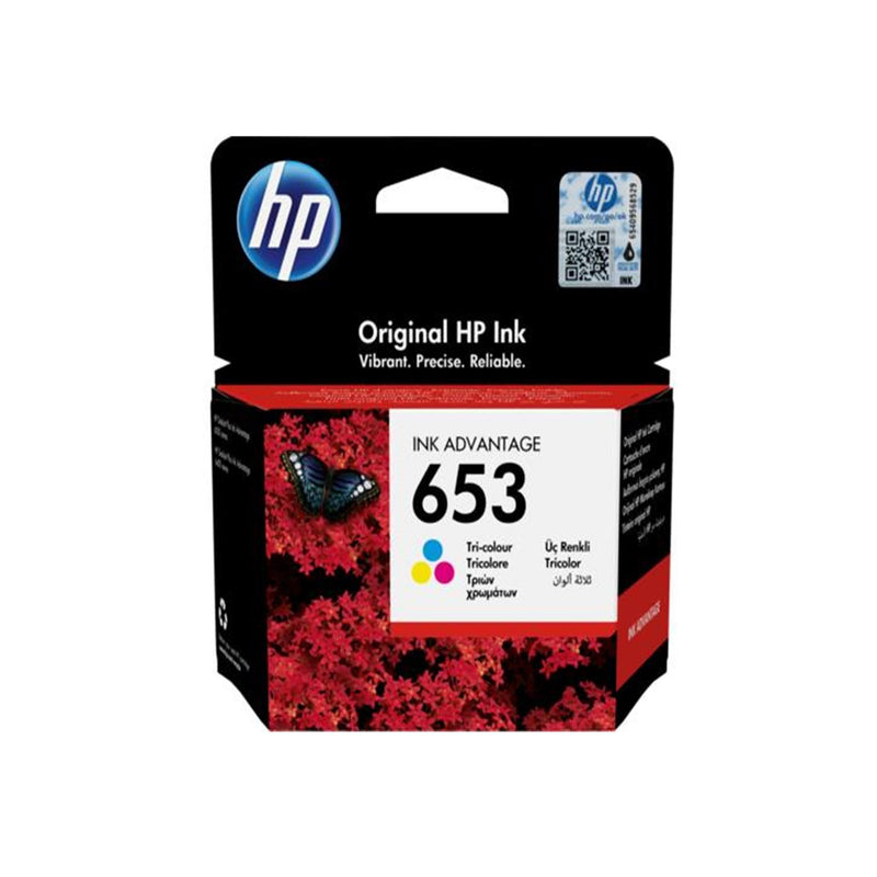 HP 653 Tri-color Original Ink Advantage Cartridge 3YM74AE