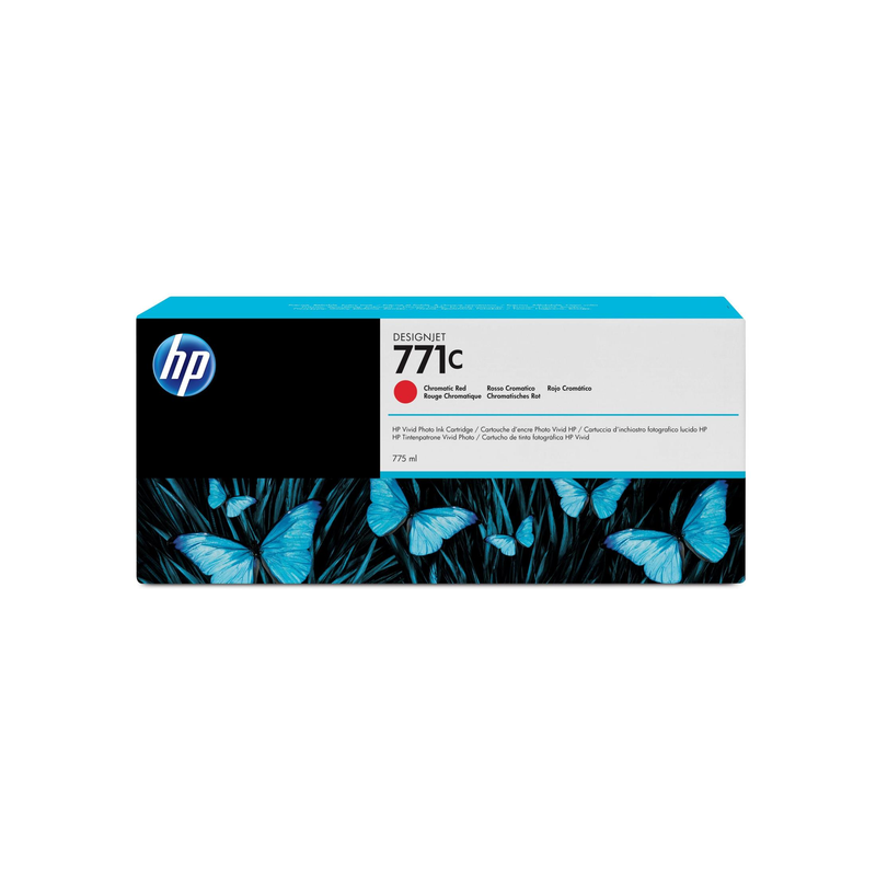 HP 771C 775ml Chromatic Red DesignJet Original Ink Cartridge B6Y08A