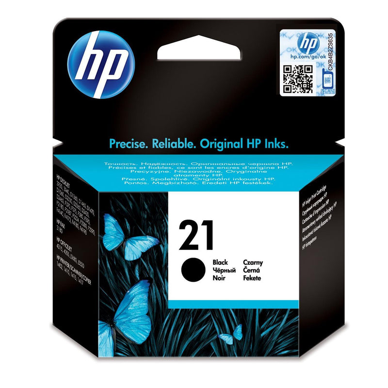 HP 21 Original Ink Cartridge - Black C9351AE