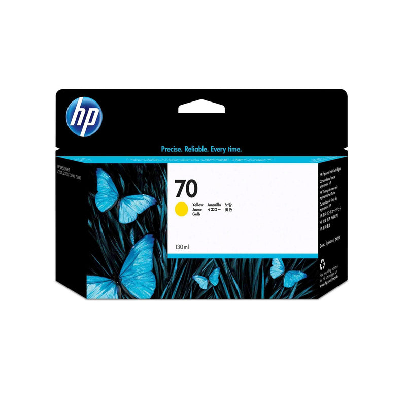 HP 70 130-ml Yellow DesignJet Ink Cartridge C9454A