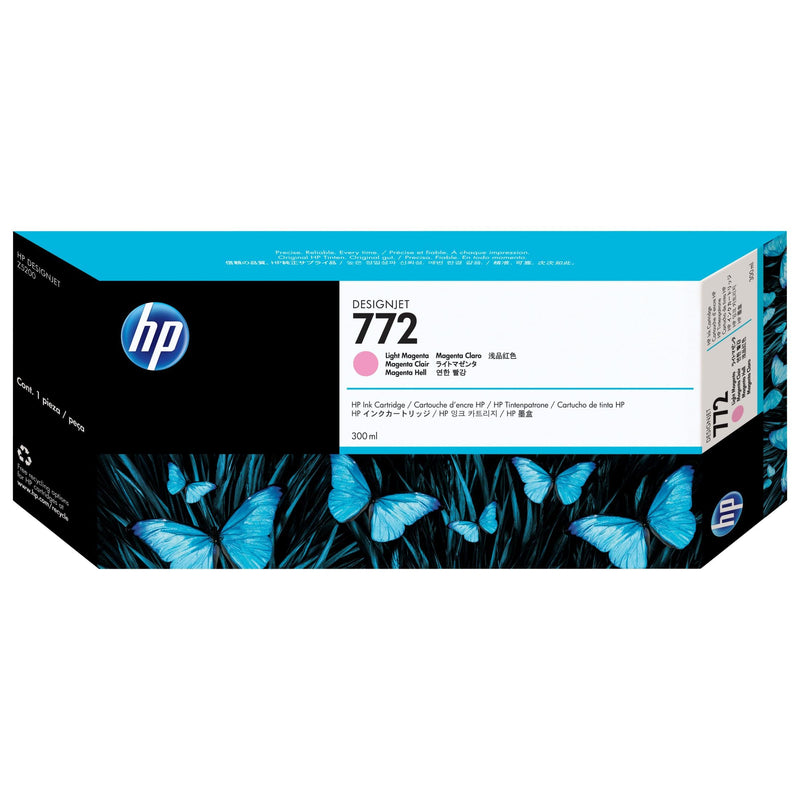 HP 772 300-ml DesignJet Light Magenta Ink Cartridge Original CN631A Single-pack