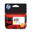 HP 655 Original Ink Cartridge - Yellow CZ112AE