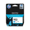 HP 953 Original Ink Cartridge - Cyan F6U12AE