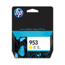 HP 953 Original Ink Cartridge - Yellow F6U14AE