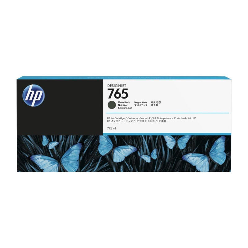 HP 765 775-ml Designjet Matte Black Ink Cartridge Original F9J55A Single-pack