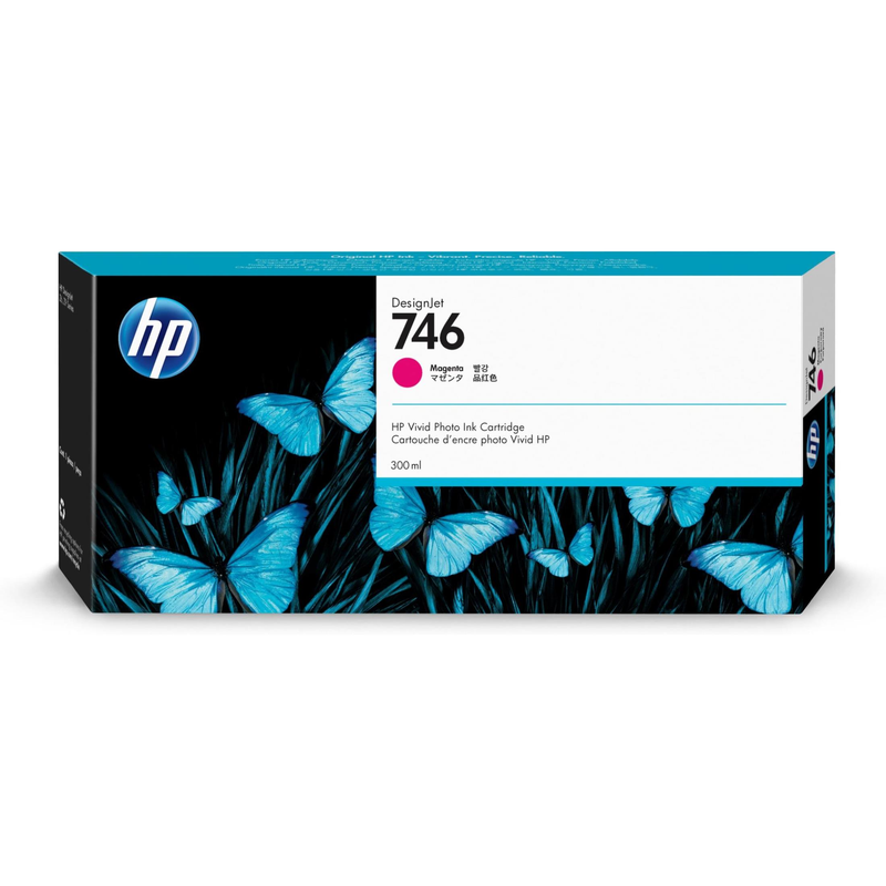HP 746 300-ml Magenta DesignJet Ink Cartridge P2V78A