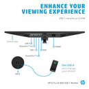 HP E27u G4 27' QHD 5ms Monitor 189T3AA