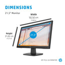 HP P22v G4 21.5' Full HD 5ms Monitor 9TT53AA