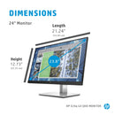 HP E24q G4 23.8' QHD 4ms Monitor 9VG12AA