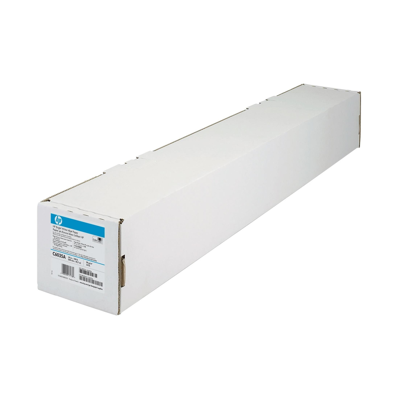 HP Bright White Inkjet Paper - Matte 1-Roll 90gsm C6035A