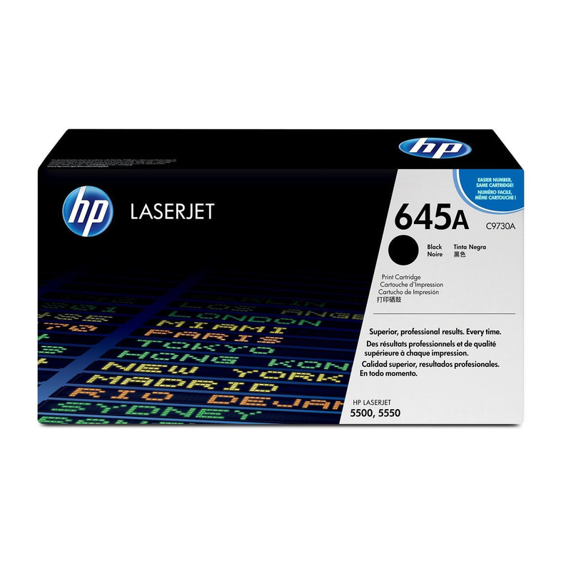 HP 645A Original LaserJet Toner Cartridge - Black C9730A