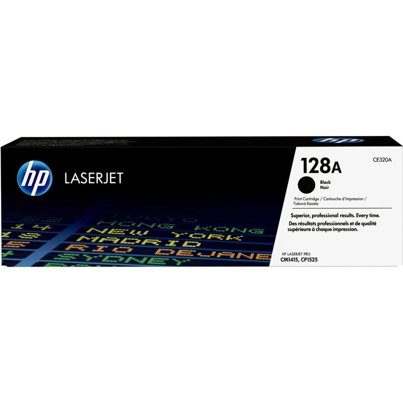 HP 128A Original LaserJet Toner Cartridge - Black CE320A