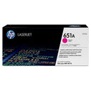 HP 651A Original LaserJet Toner Cartridge - Magenta CE343A