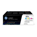 HP 201X 3-pack High Yield Cyan/Magenta/Yellow Original LaserJet Toner Cartridges CF253XM